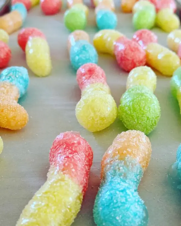 freeze dried gummy worms